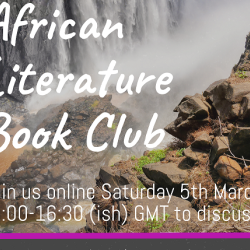 African Literature Book Club March 2022 poster